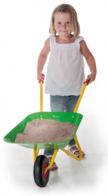 Carretilla Metalica de Jardin Juguete Verde Rolly Toys